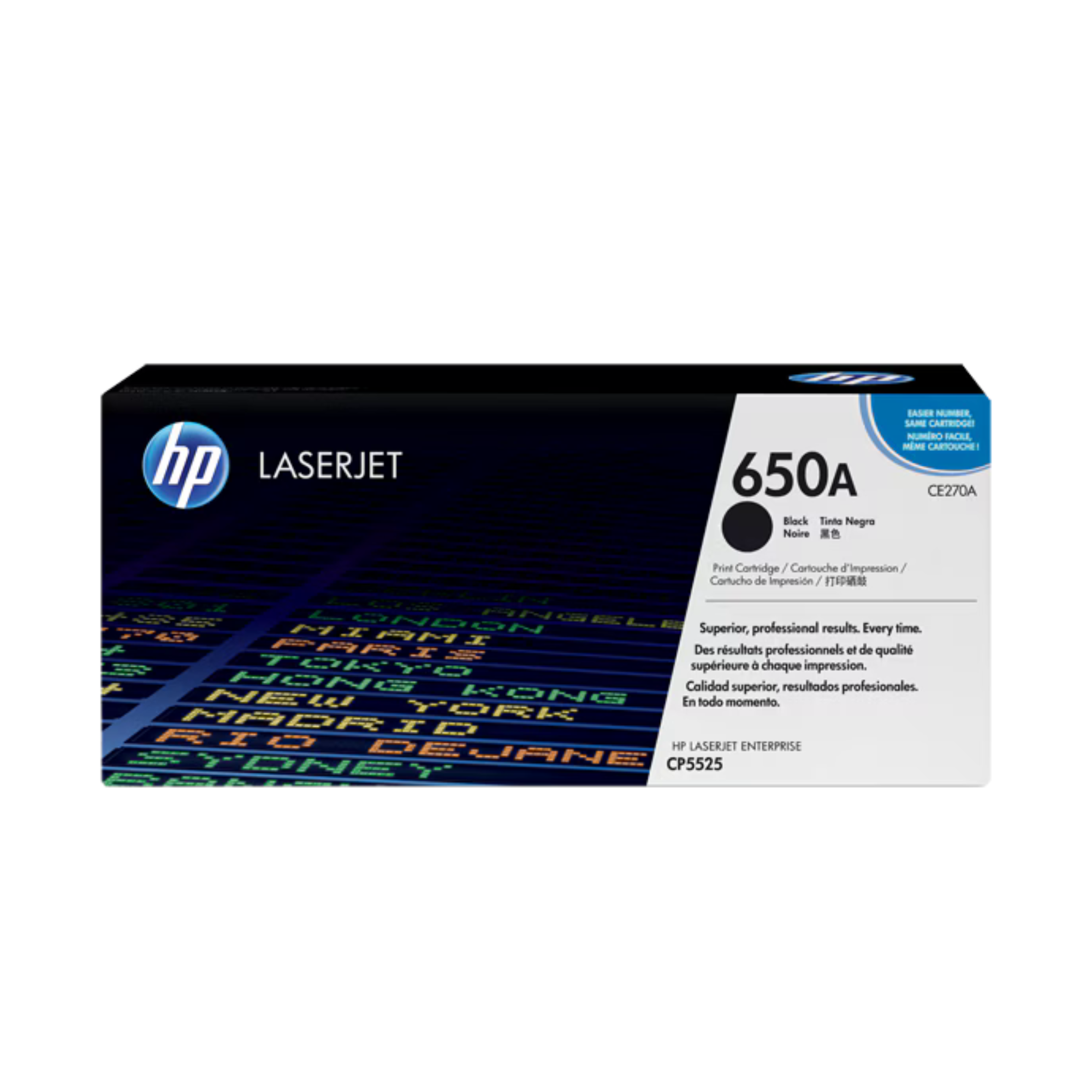 Genuine HP CE270A Black Toner – Buy Online in Qatar