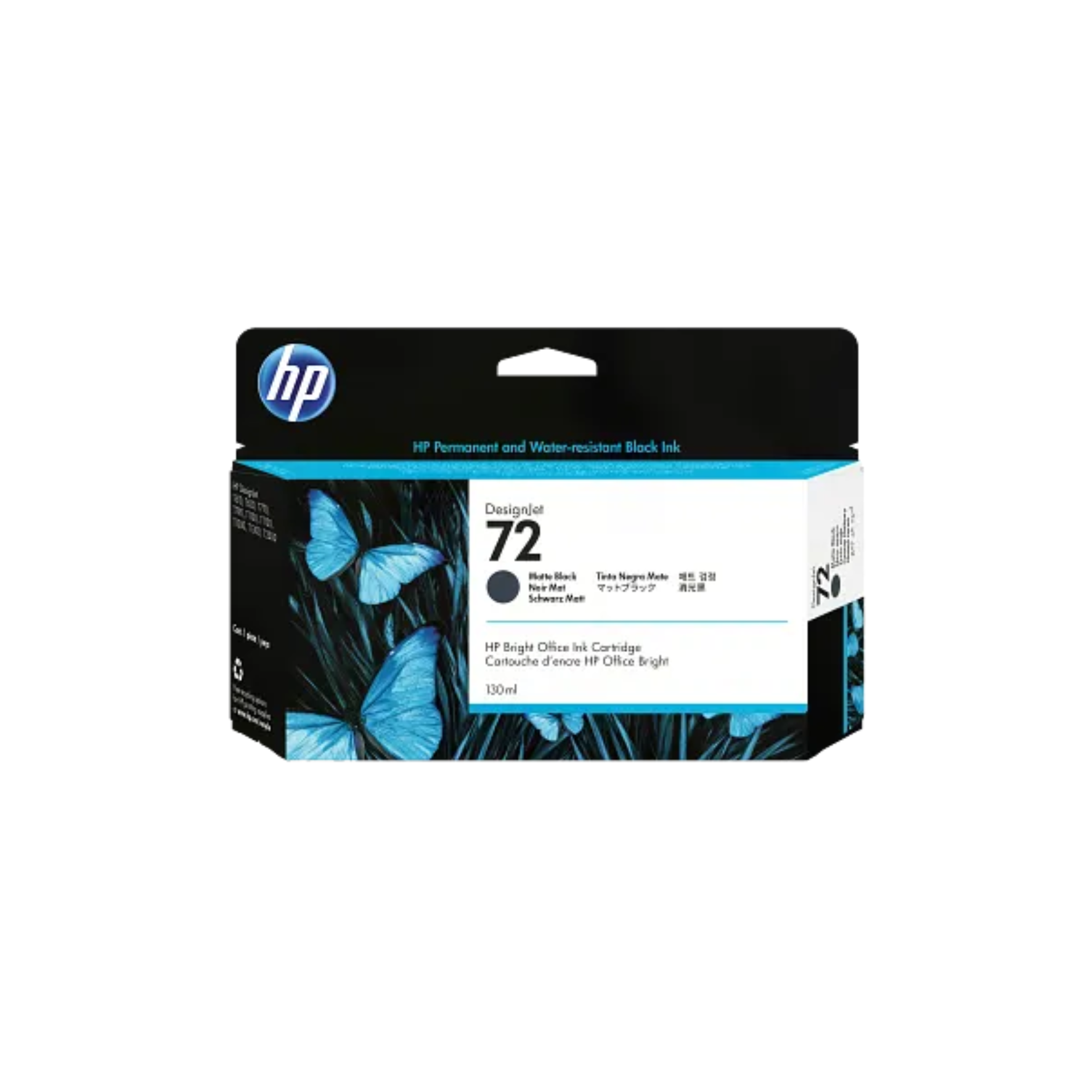 Genuine HP 72 130ml Matte Black Ink – Best Price in Qatar