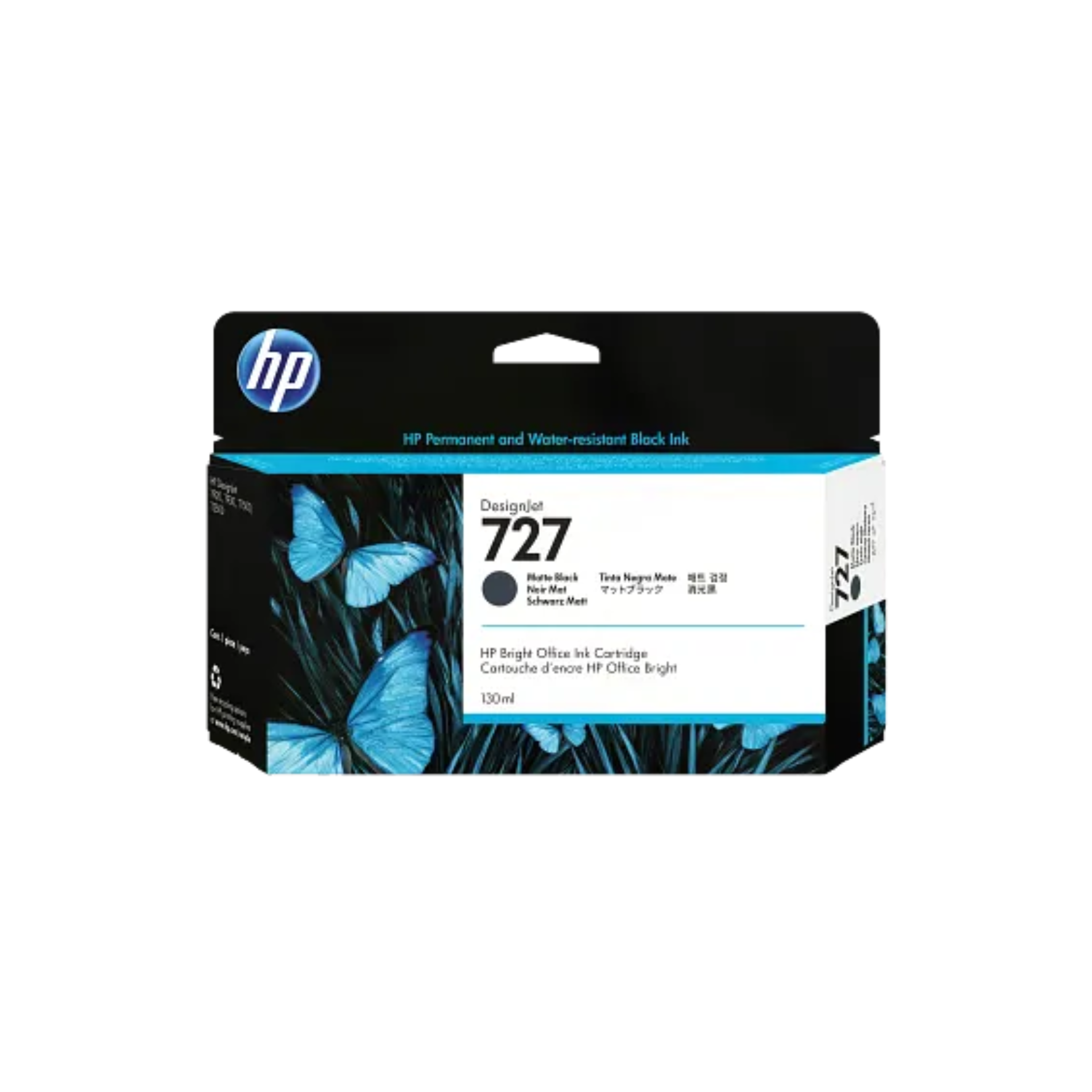 Buy HP 727 Black Ink Cartridge 130ml Online in Qatar