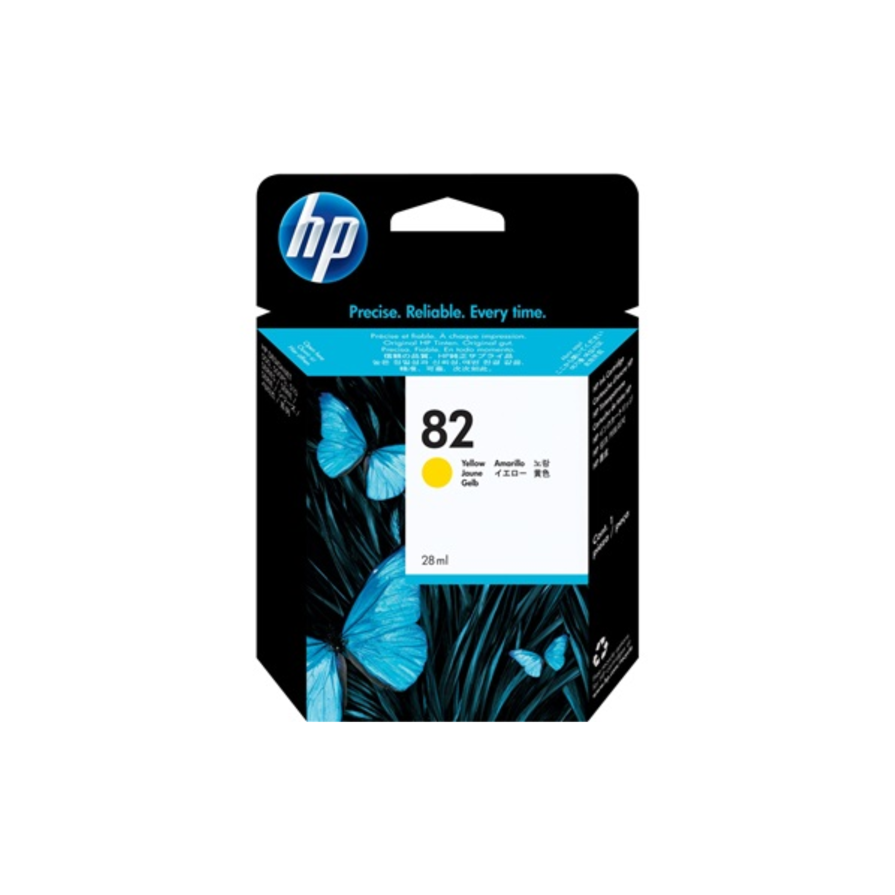 Buy HP 82 CH568A Yellow cartridge at best price in Qatar
