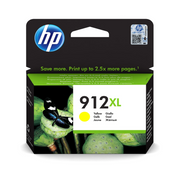 HP 912XL Yellow Ink Cartridge High Yield Original HP in Qatar