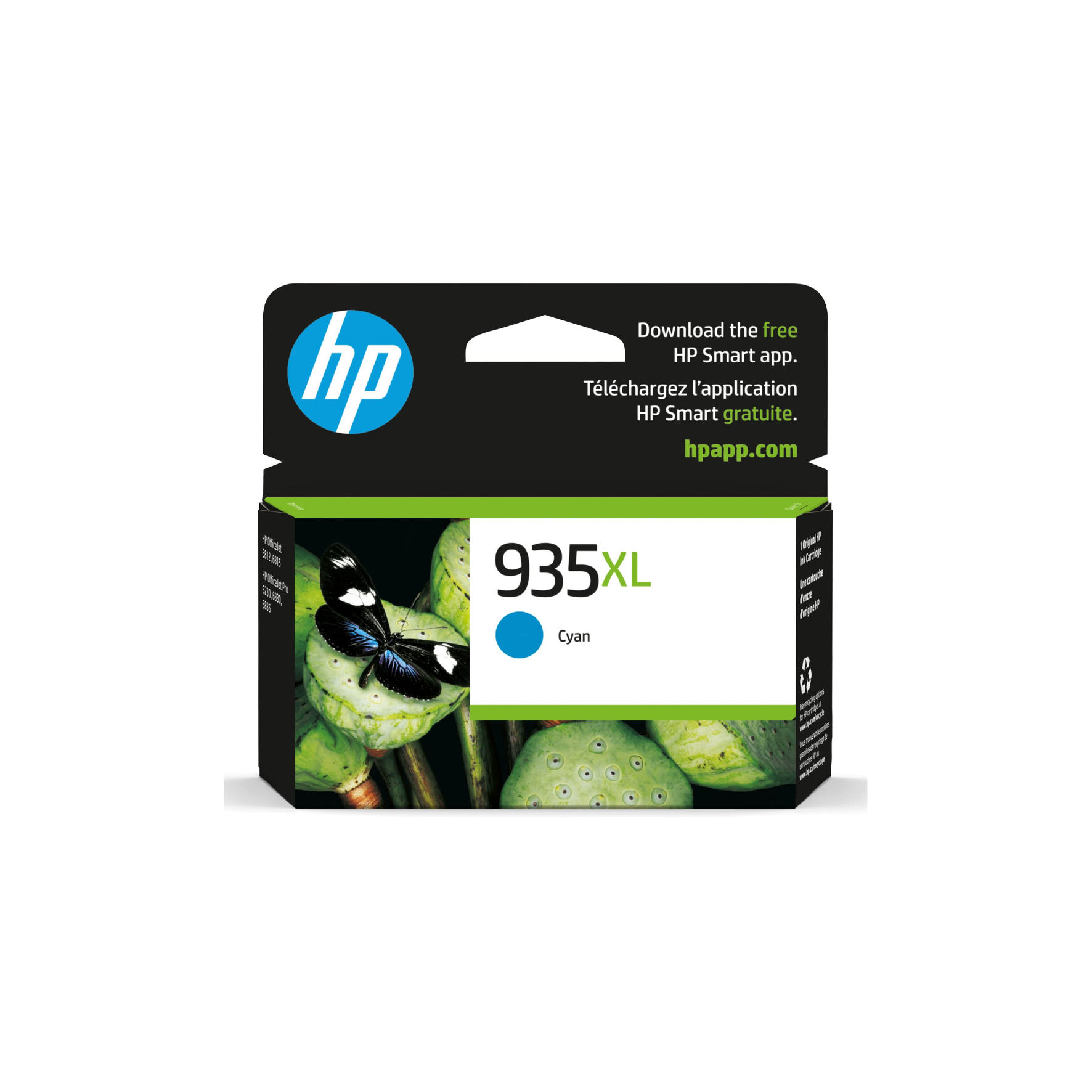 Original HP 935XL Cyan – High Yield Ink for OfficeJet Printers

