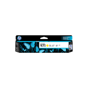 HP 971 Yellow Ink Cartridge packaging – genuine HP ink in Qatar

