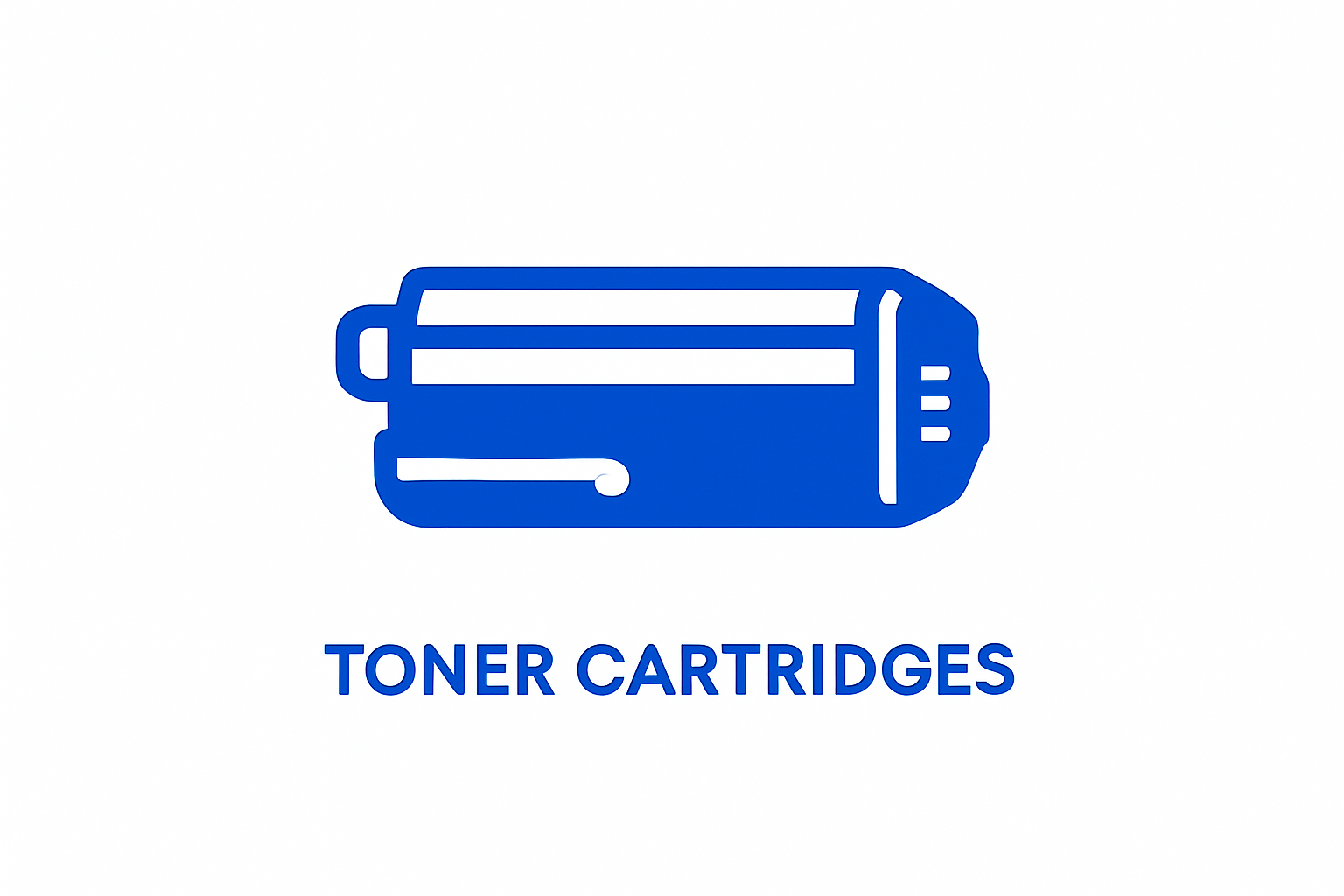 I NEED A CATOGORY ICON FOR MY COLLECTION IN WHITE BAC K GROUND AND BLUE ICON ( rgb code 1280c0 ) COLOR FOR PRINTER TONERS 
