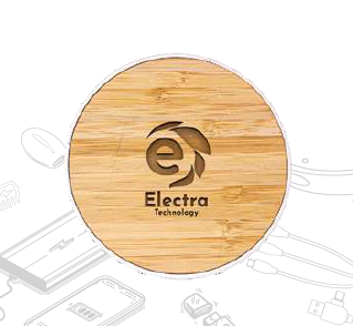 Zentia -11494 | Recycled ABS + Bamboo Wireless Charger