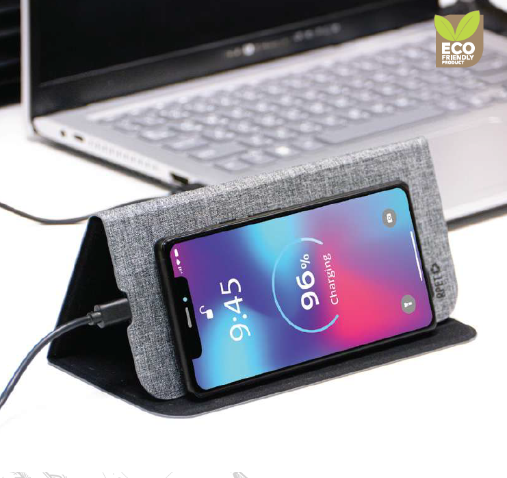 Zirax -11445 | RPET Mouse Pad with wireless charging