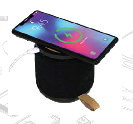 Fluxion -11496 | Bamboo Bluetooth Speaker & Wireless Charger