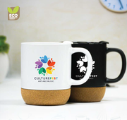 Novaris -11437 | Ceramic Mug With Lid & Cork Base