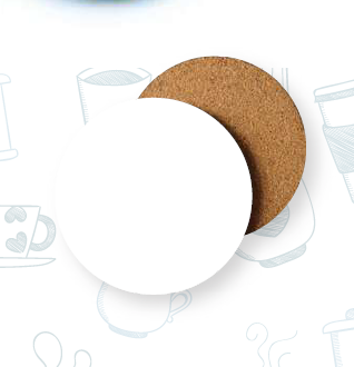 Decet -11440 | Sublimation Coaster- Cork