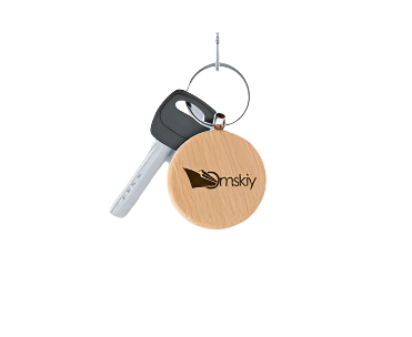 11391 | Bamboo Keychain