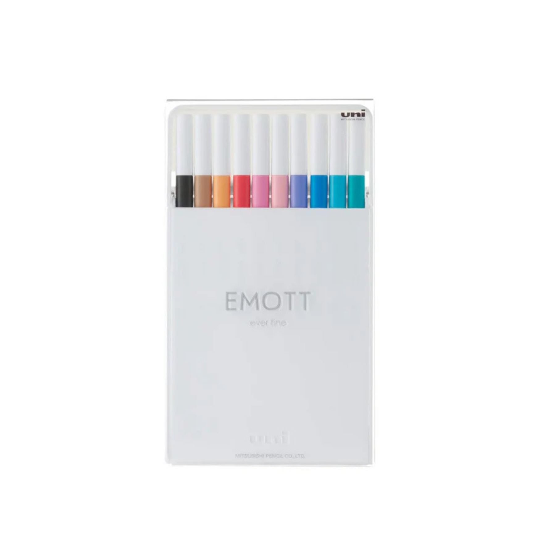 Mitsubishi EMOTT Ever Fine Pen Set 10 Colors – Available in Qatar