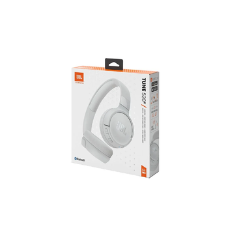 JBL Tune 520BT wireless headphones in white – front view Qatar