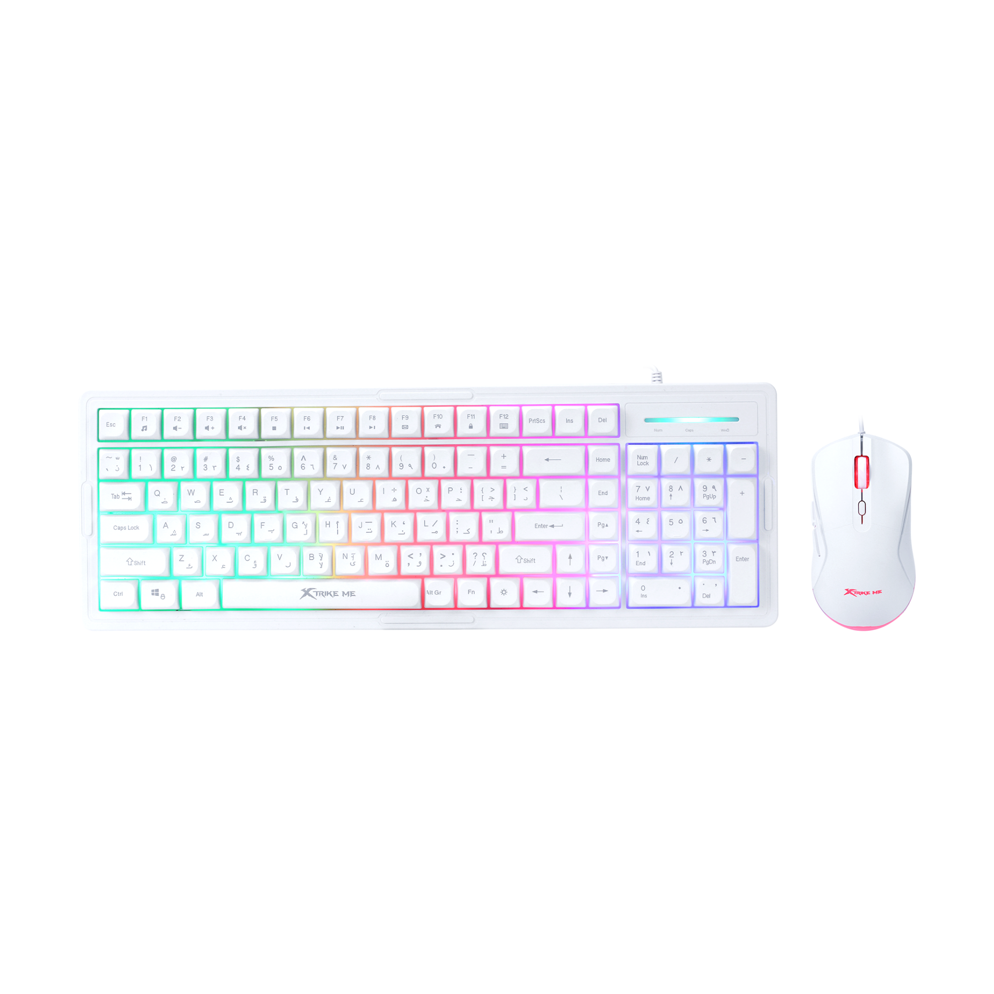 XT ME MK-502 WH87 keyboard and wired mouse combo in Qatar