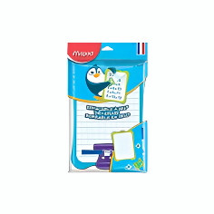 Maped Dry Erase White Board Accessory 258500 – Double-Sided Slate for Kids