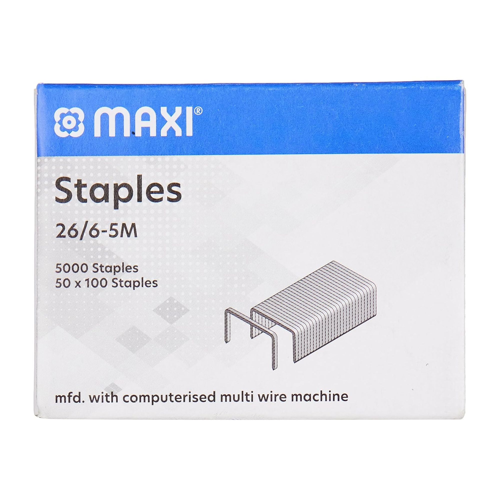 MAXI 26/6 staple pins 5000pcs pack for office use in Qatar