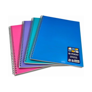 MAXI A4 Wire-O Colored PP Notebook 80 Sheets Front View