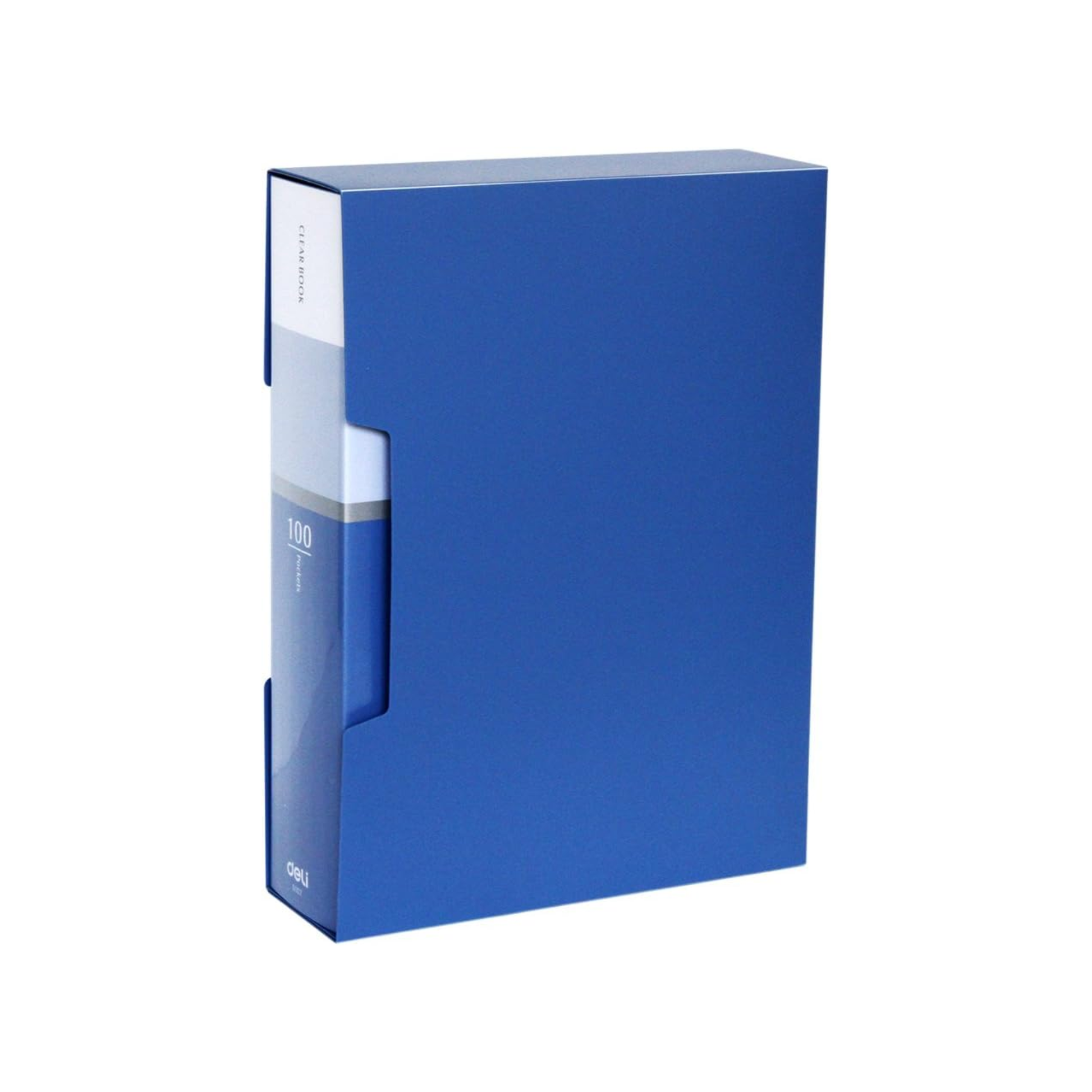 Maxi display book 100 pocket blue A4 document organizer