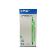 MAXI green gel pen 0.7mm box of 12 for office and school