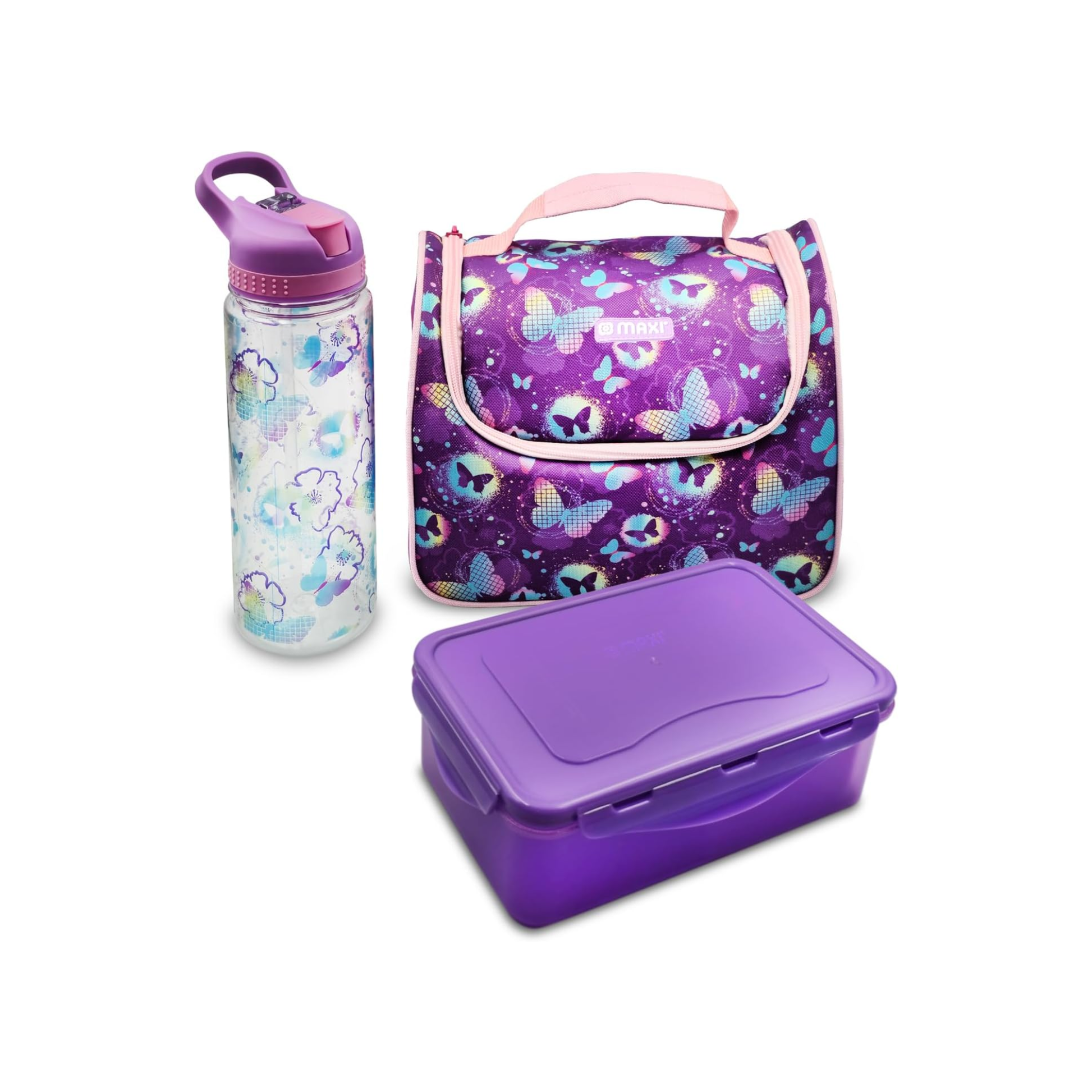 Maxi lunch bag set purple insulated lunch bag in Qatar