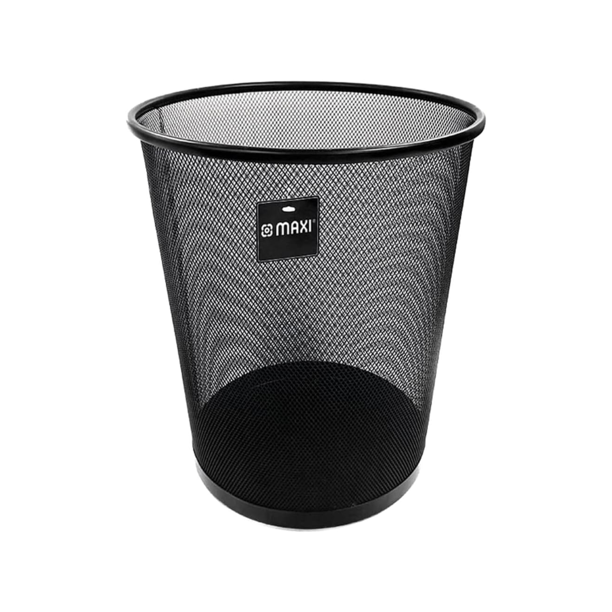 Maxi Mesh Waste Bin 18L Black for office and home use in Qatar