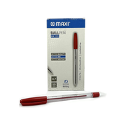 MAXI red ball pen 0.7mm box of 50 for office and school Qatar