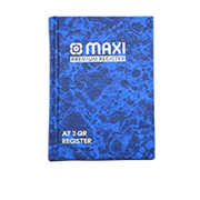 Maxi premium register book A7 with 2QR columns and 96 sheets – available in Qatar