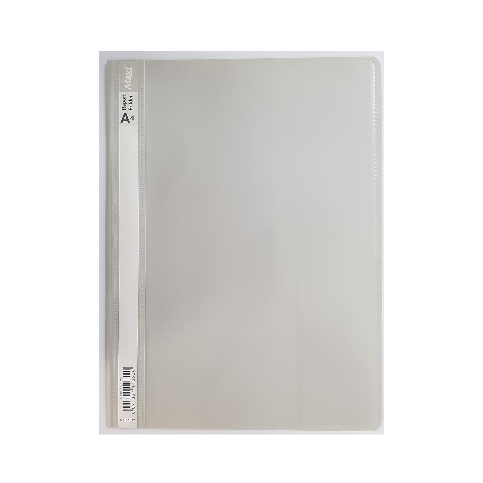 Maxi Report File A4 Grey front view for office use in Qatar