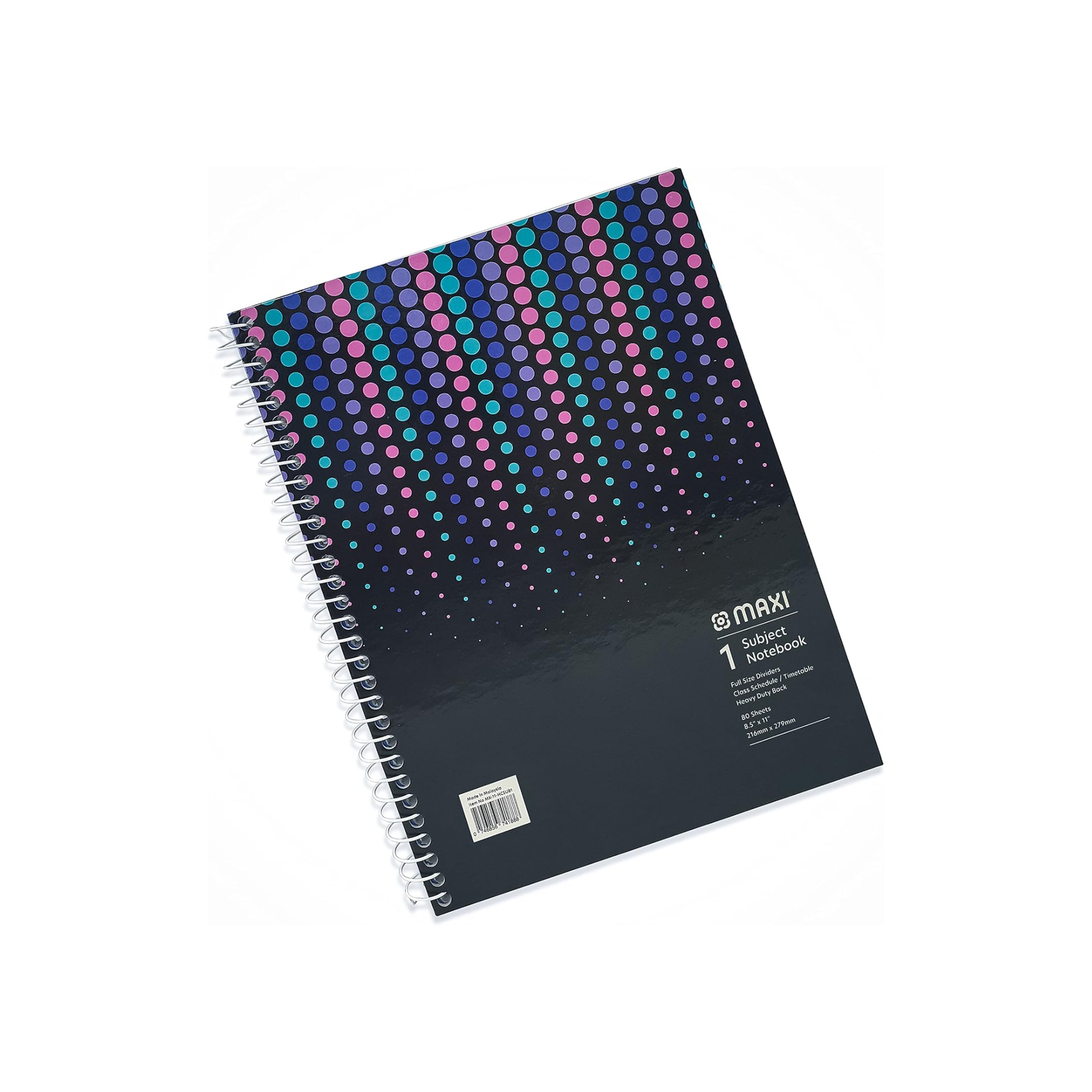 Maxi spiral hardcover notebook 80 sheets 11x8.5 in Qatar