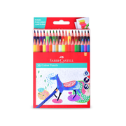 MAXI triangular colour pencils 36 colours for kids and students