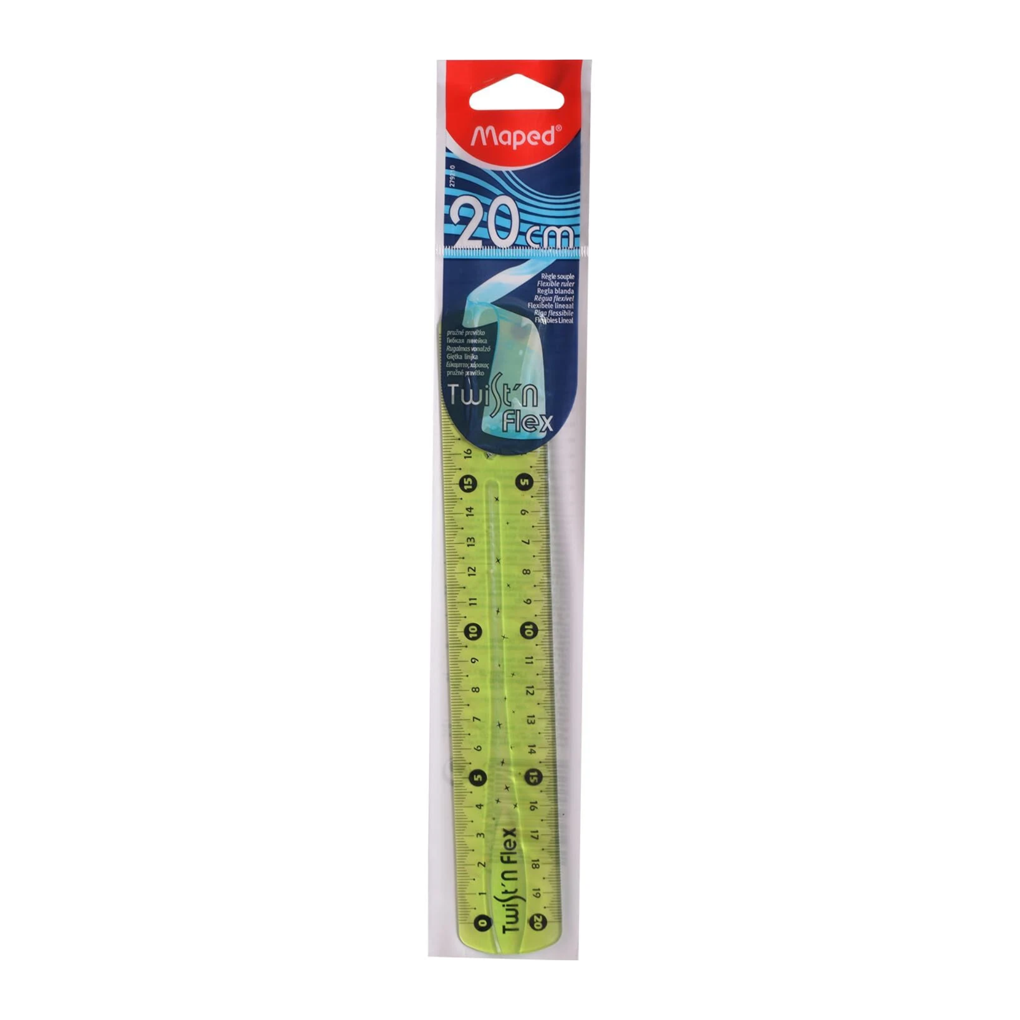 Compact Twist ‘n Flex Ruler – Safe for Kids and Students