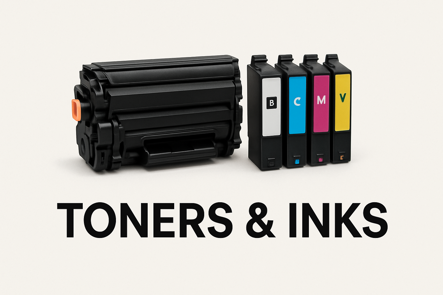 nees a catogory image for my website collection Toners and inks Such as hp toners canon inks  as it appears small on collection image it should be simple and visible 
