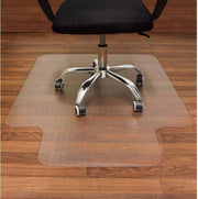 Transparent office chair mat protecting floor in Qatar