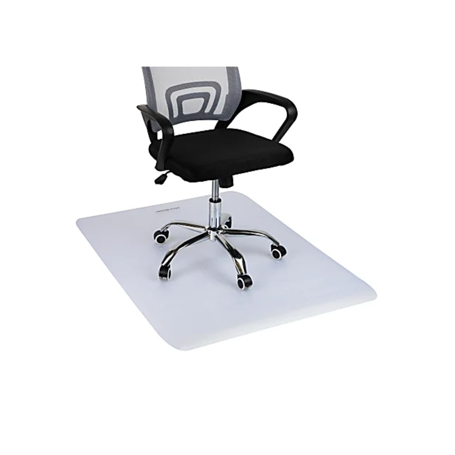 Transparent PVC office chair mat 117x153 for carpeted floors in Qatar