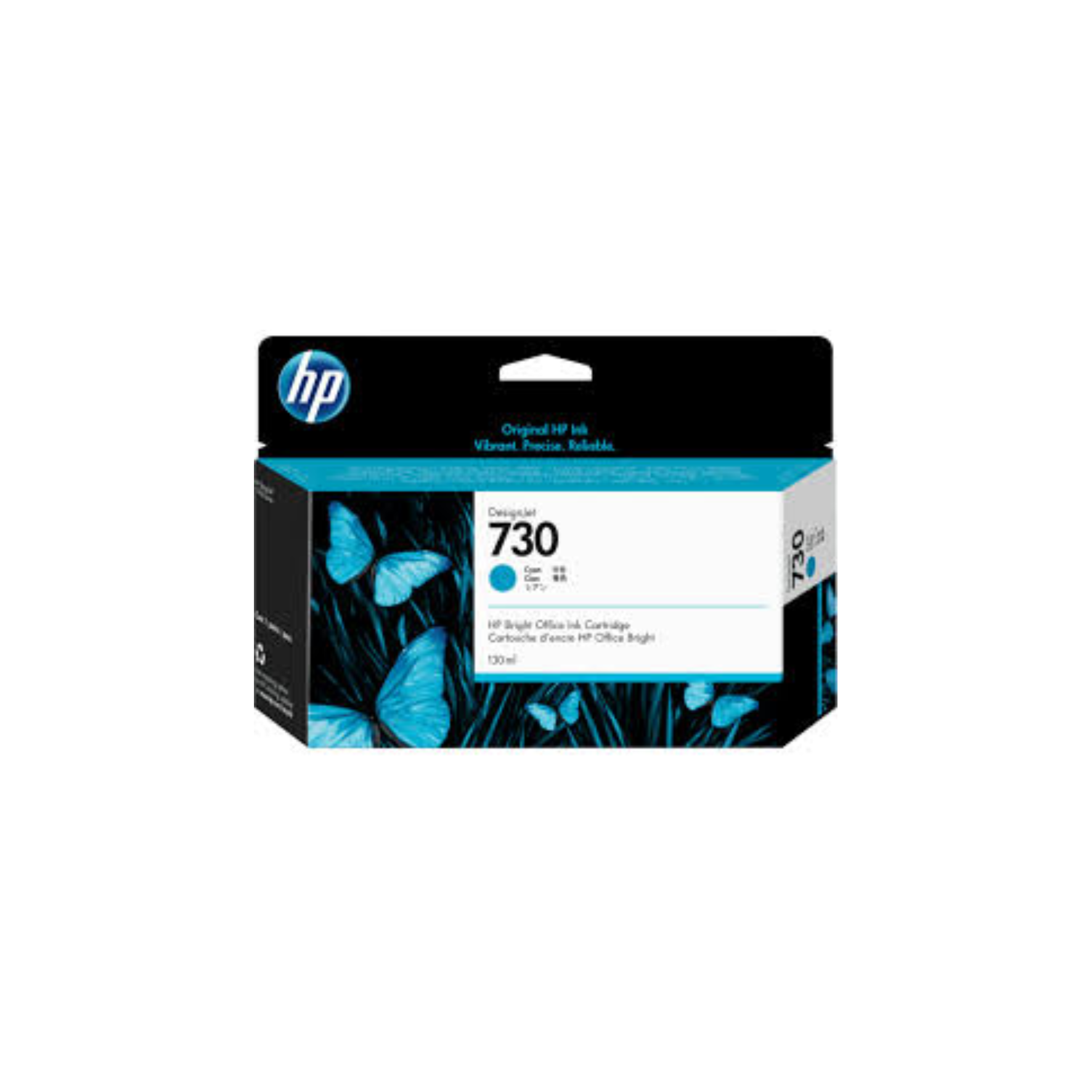 Original HP 730 Cyan Ink Cartridge 130ml – genuine ink Qatar

