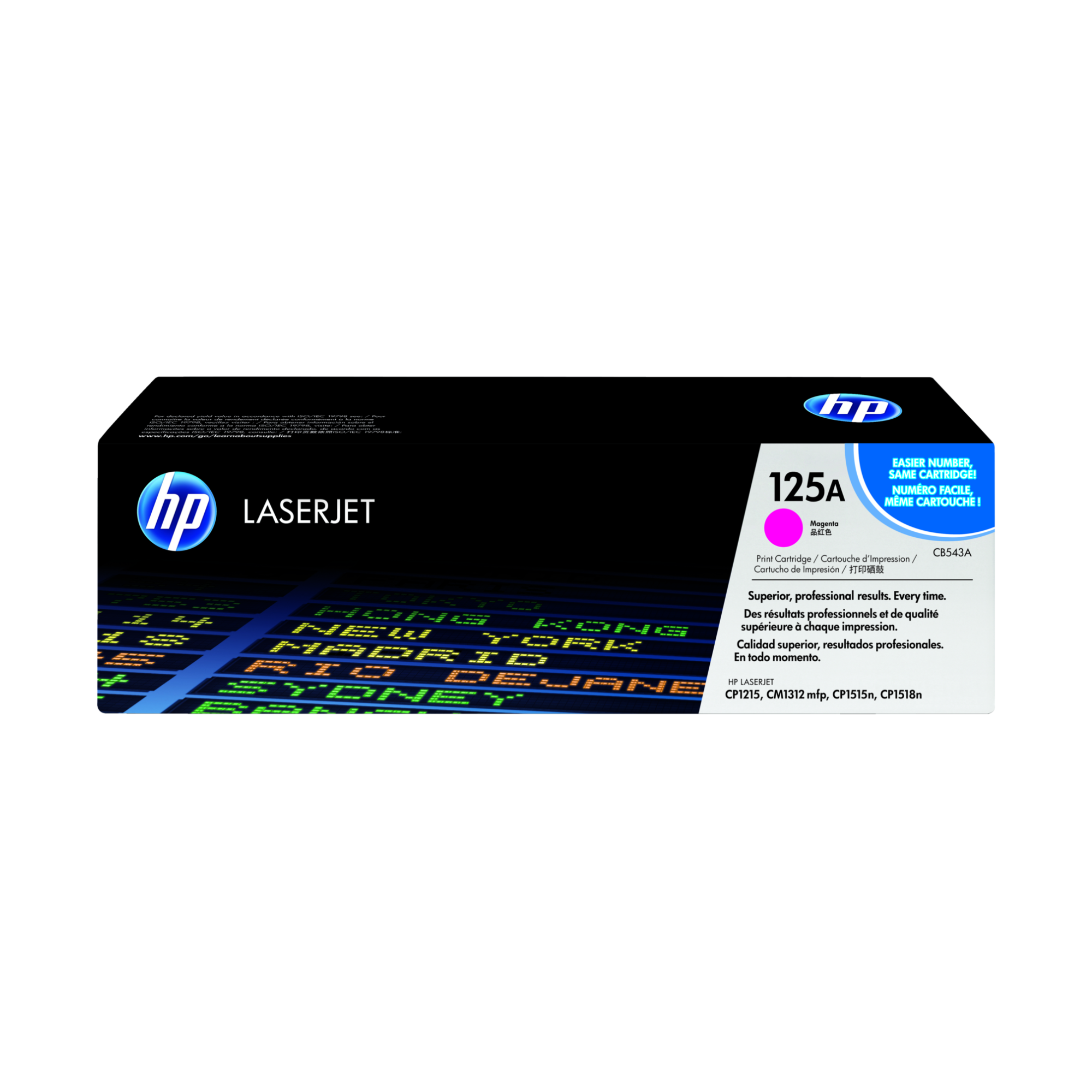 HP 125A Magenta Toner Cartridge CB543A for LaserJet CP1515