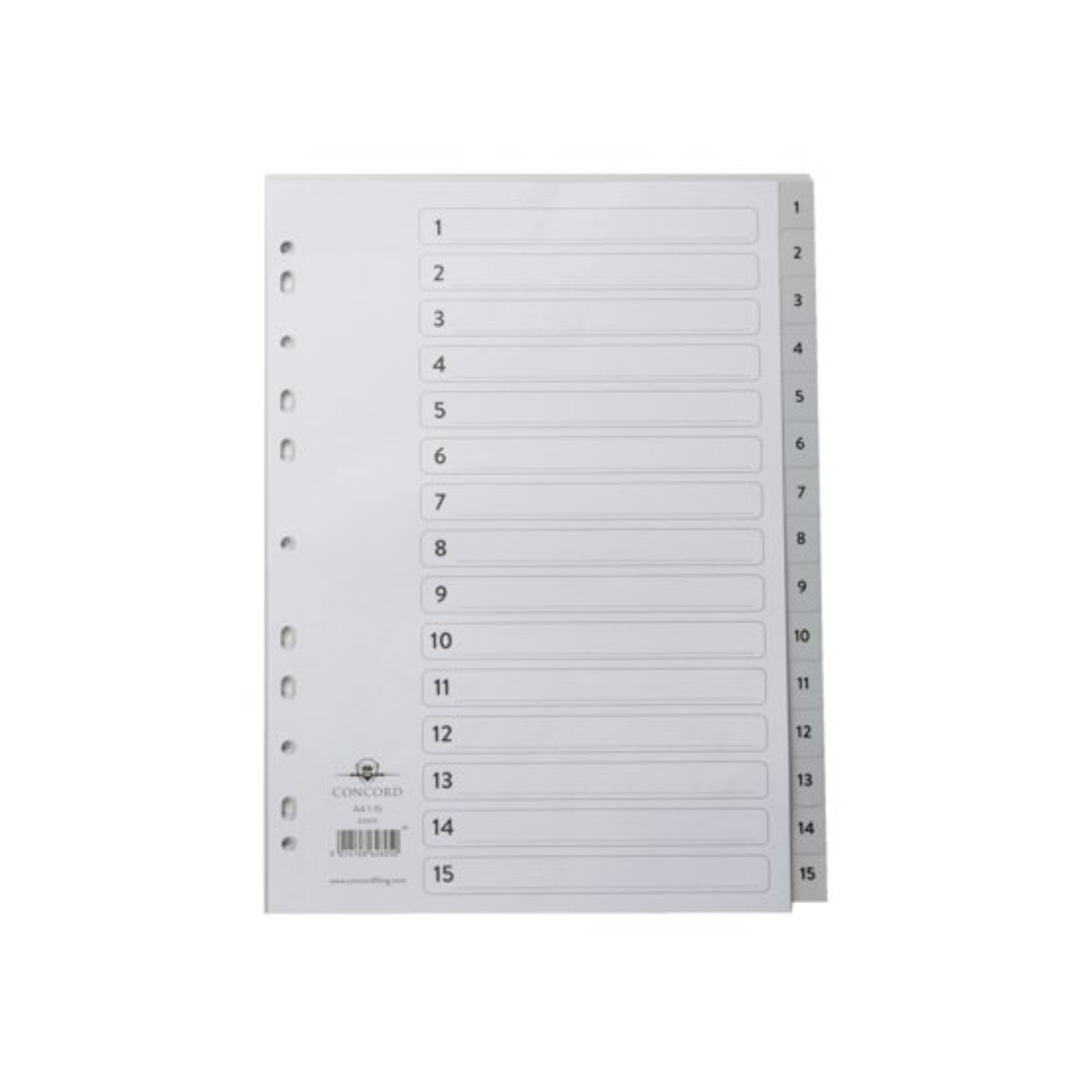 PVC document index divider set for school and office use Qatar