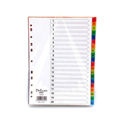 Numbered 1-20 A4 index divider for document organization Qatar