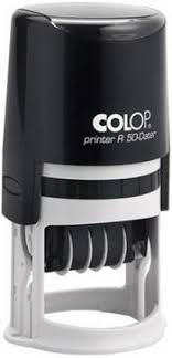 Stamp Printer R 50-Dater – Ø 50 mm Large Round Date Stamp