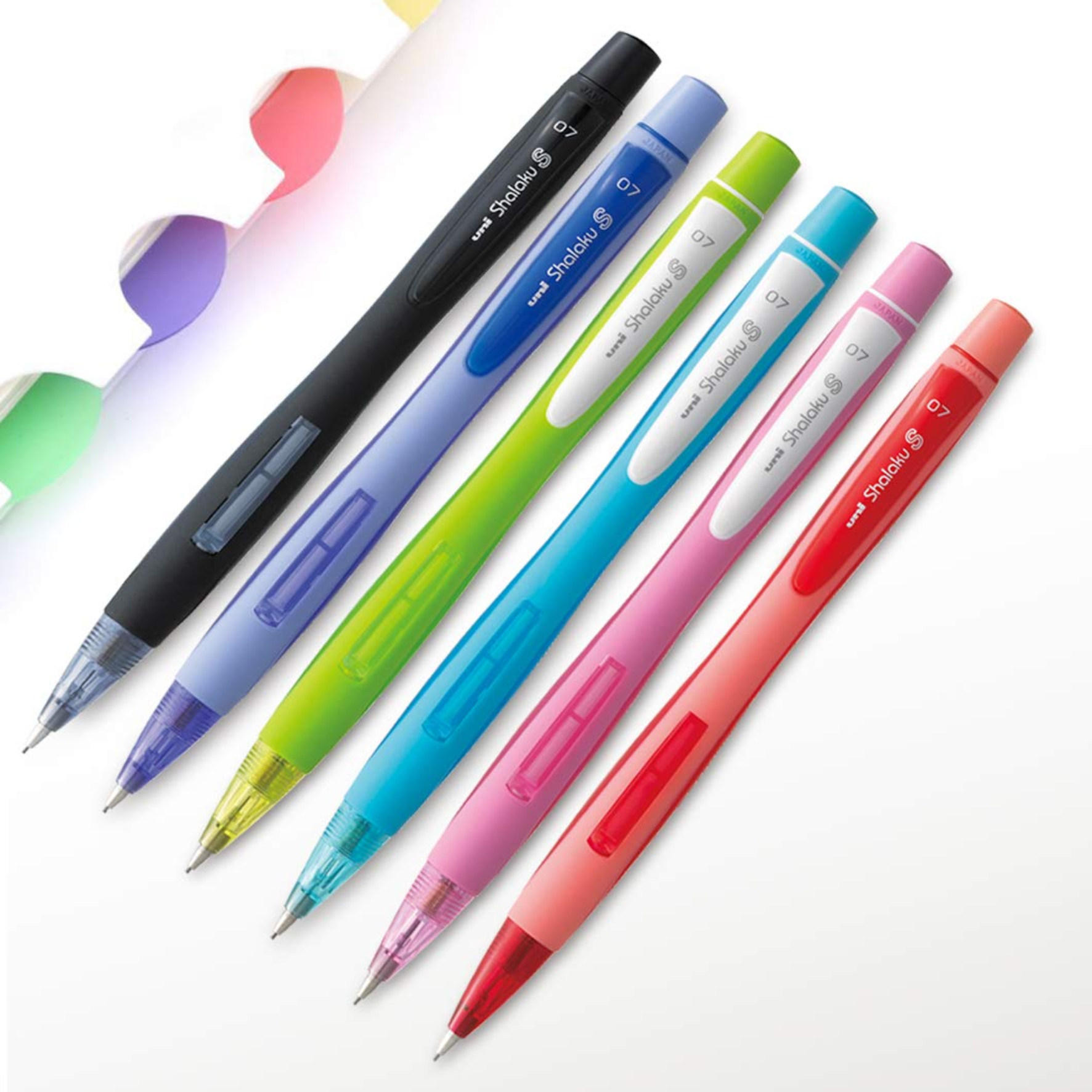 Mitsubishi Shalaku-S 0.7mm Mechanical Pencil 4-Pack in Qatar
