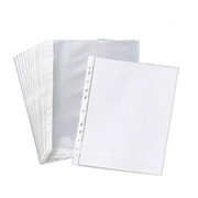 Transparent A4 document protectors for office and school use in Qatar