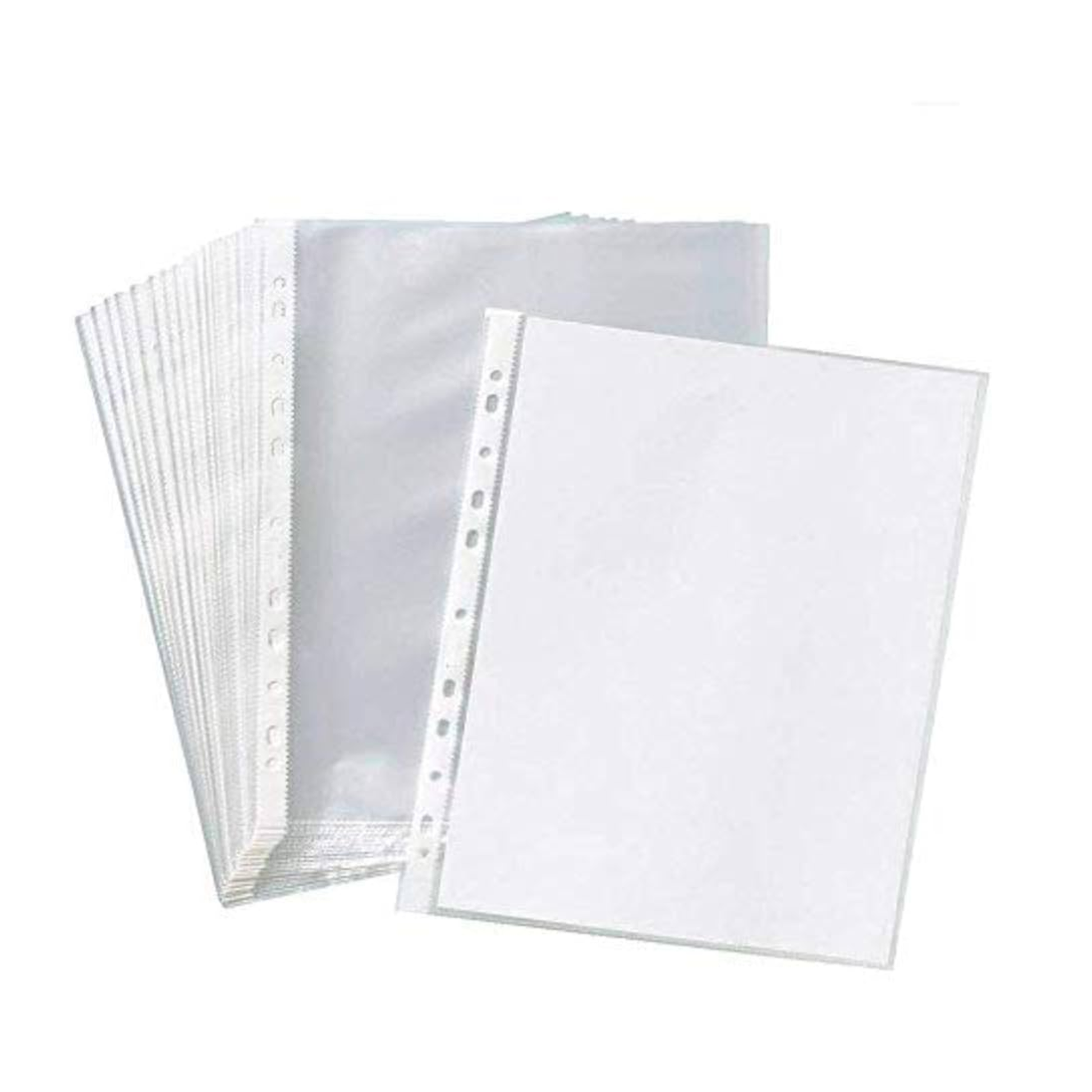 Transparent A4 document protectors for office and school use in Qatar