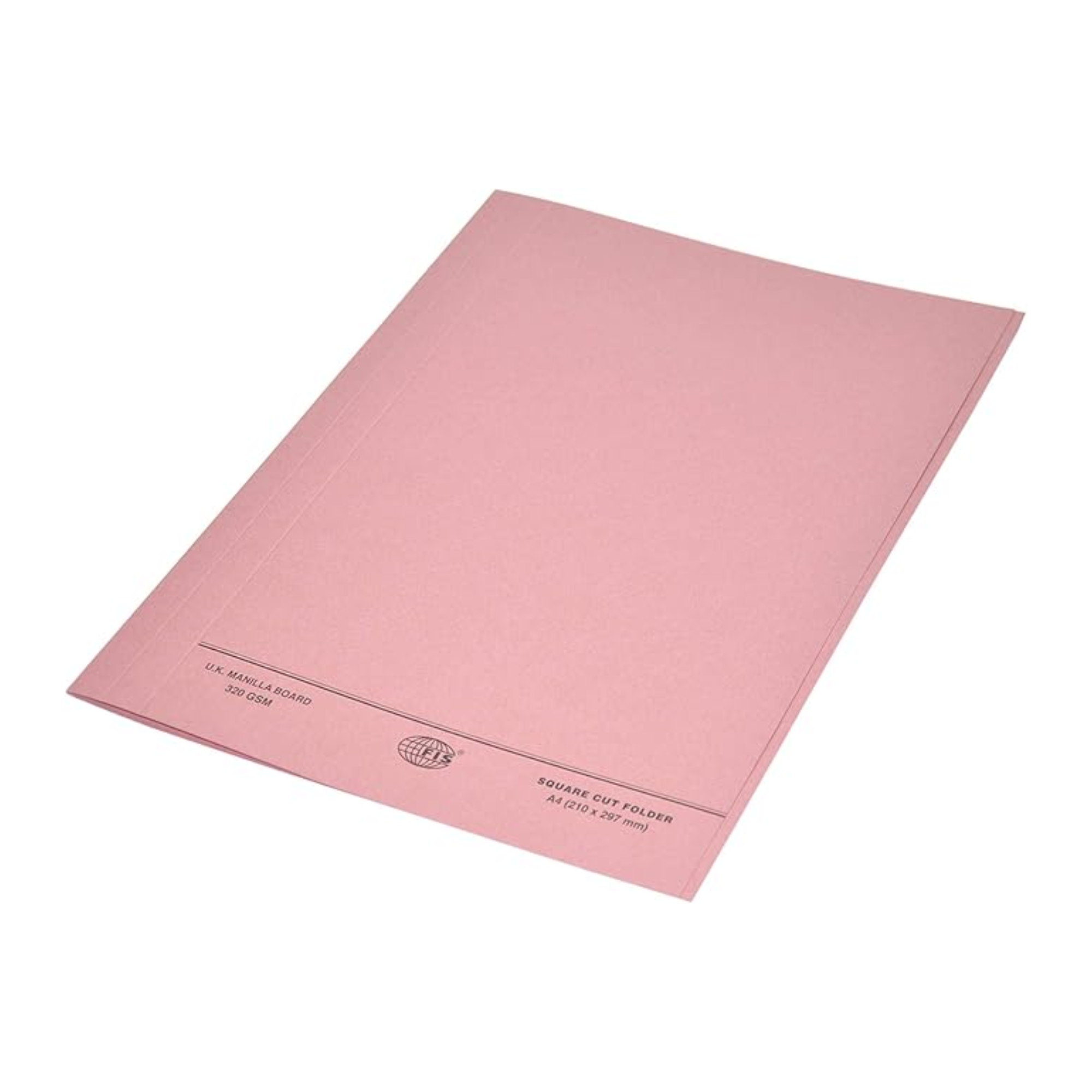 Durable square cut folders pink color – best price in Qatar