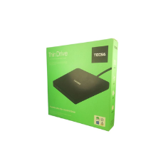 Tecsa External CD-DVD ThinDrive - Black | Portable USB 3.0 Optical Drive for Windows & macOS in Qatar

