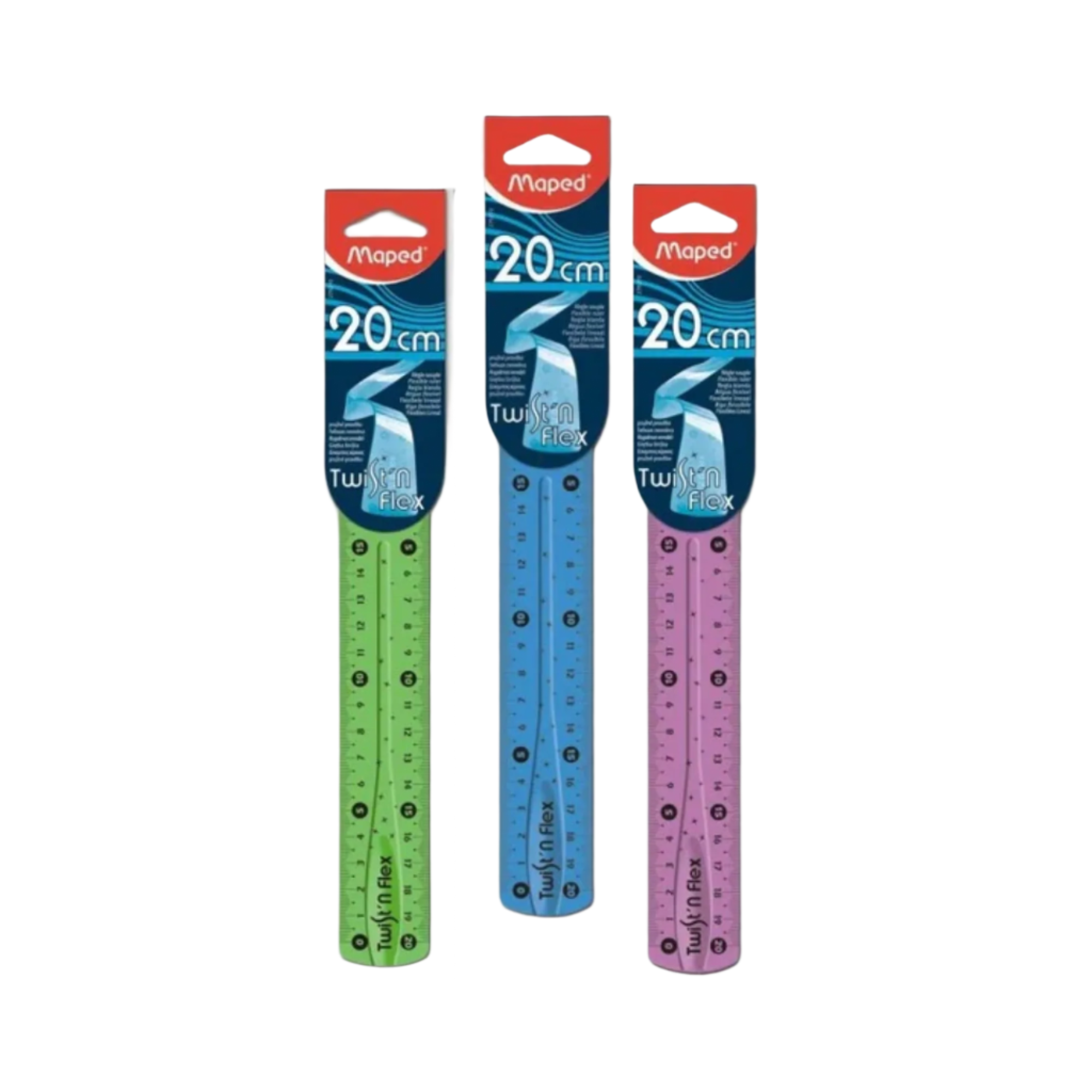 Buy 20cm Flexible Ruler for School and Office Use in Qatar