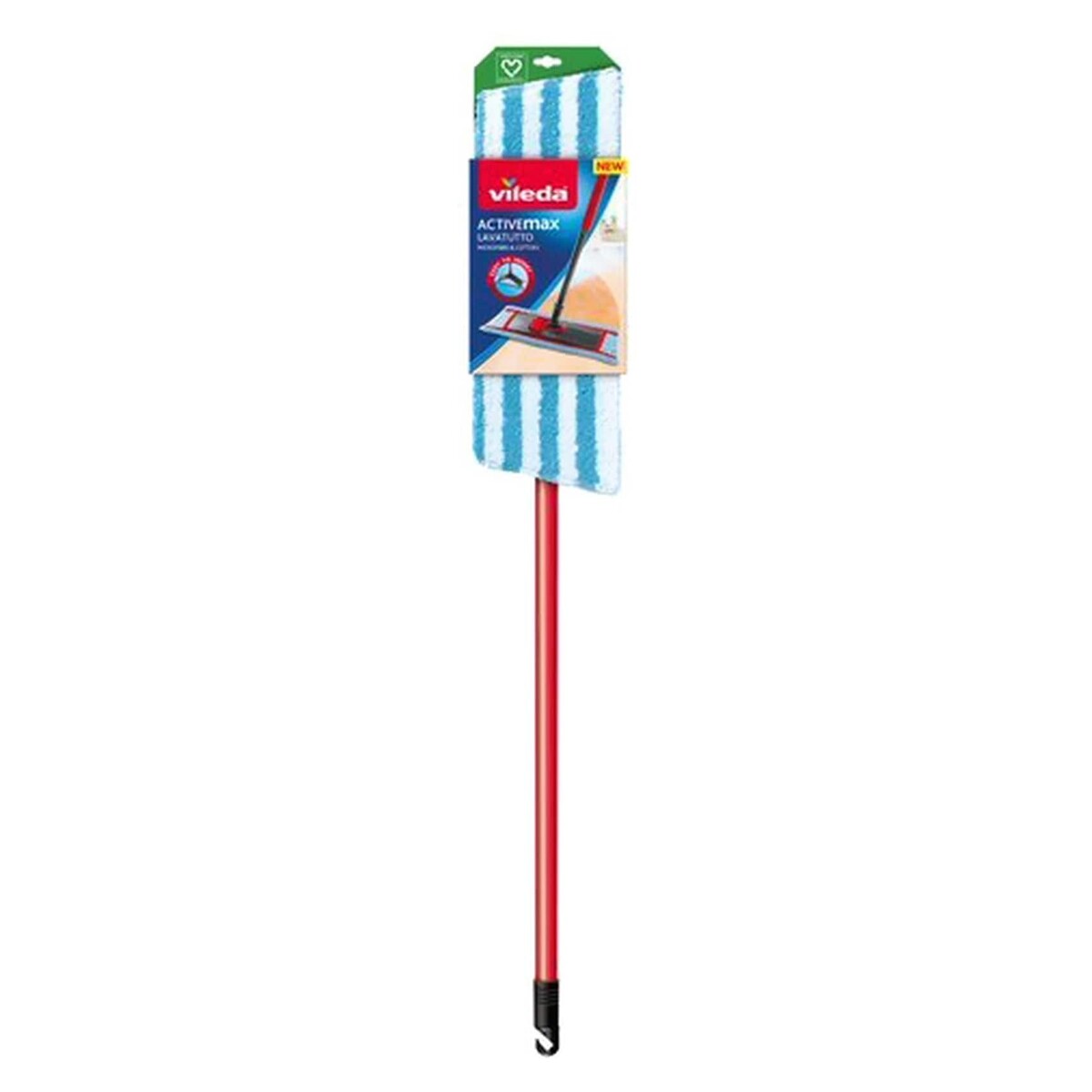 Vileda ActiveMax Micro & Cotton Mop + Stick – Premium Floor Cleaning Mop in Qatar