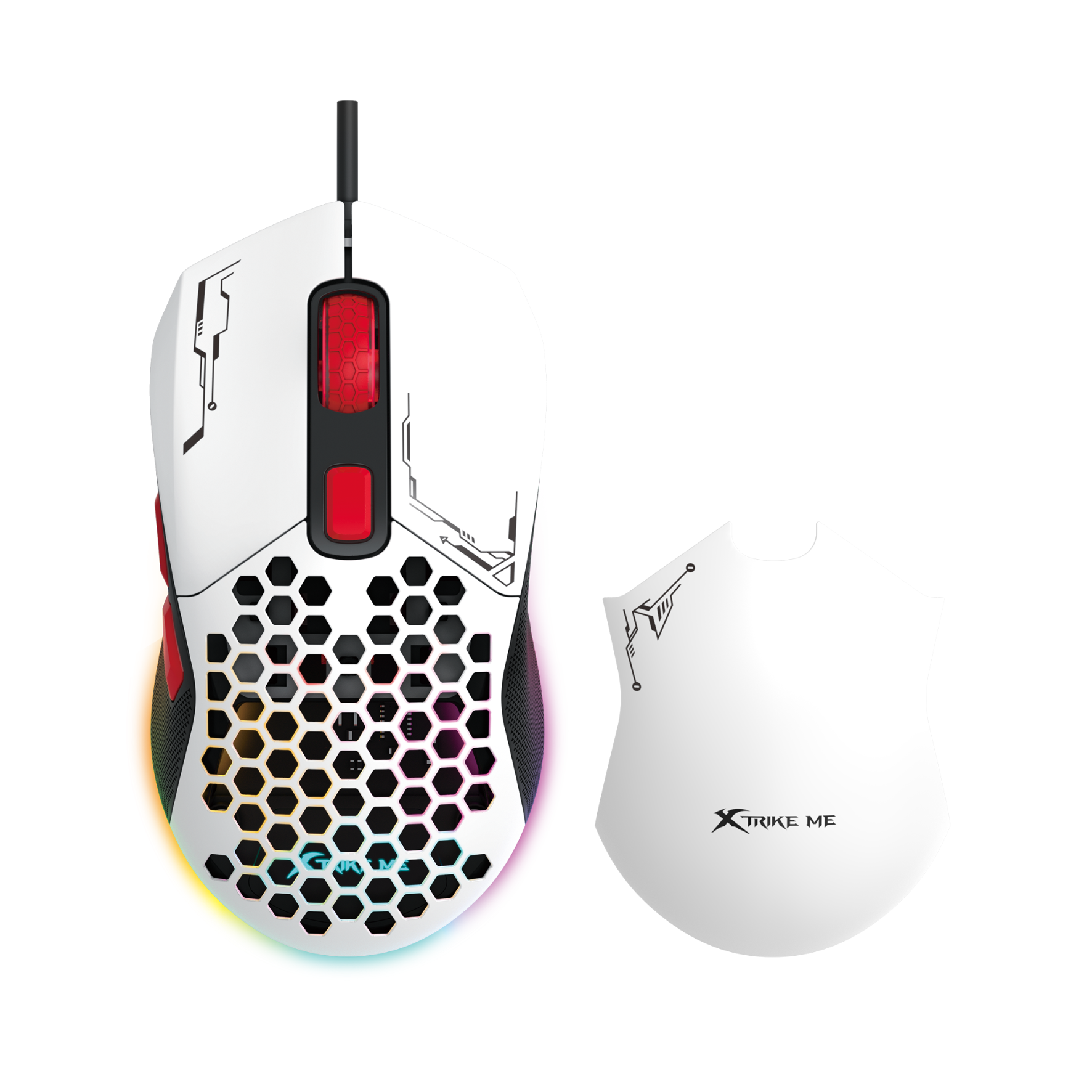 XTRIKE ME GM-316W wired mouse ergonomic design Qatar