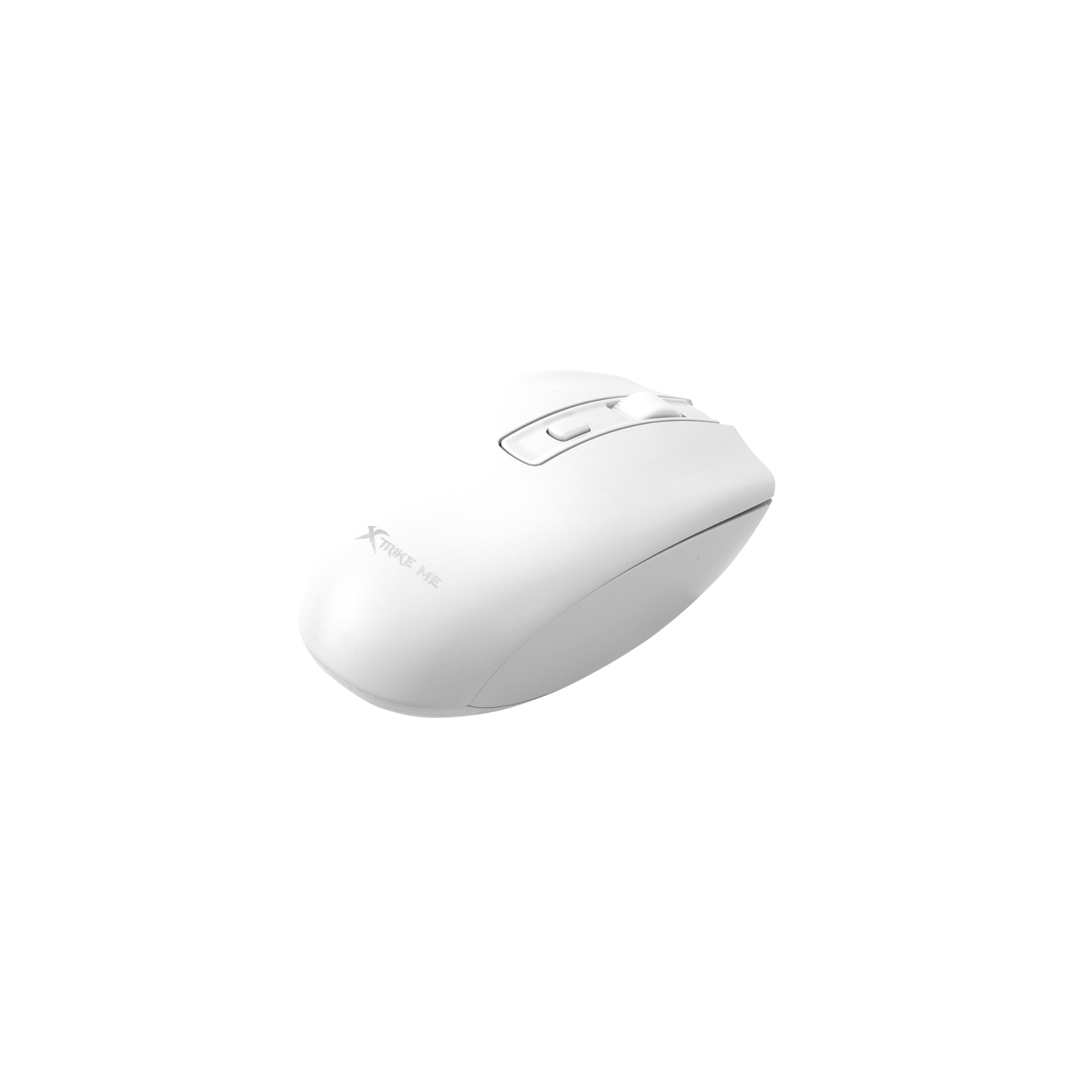 XTRIKE ME GW-224 WH wireless mouse front view white color Qatar