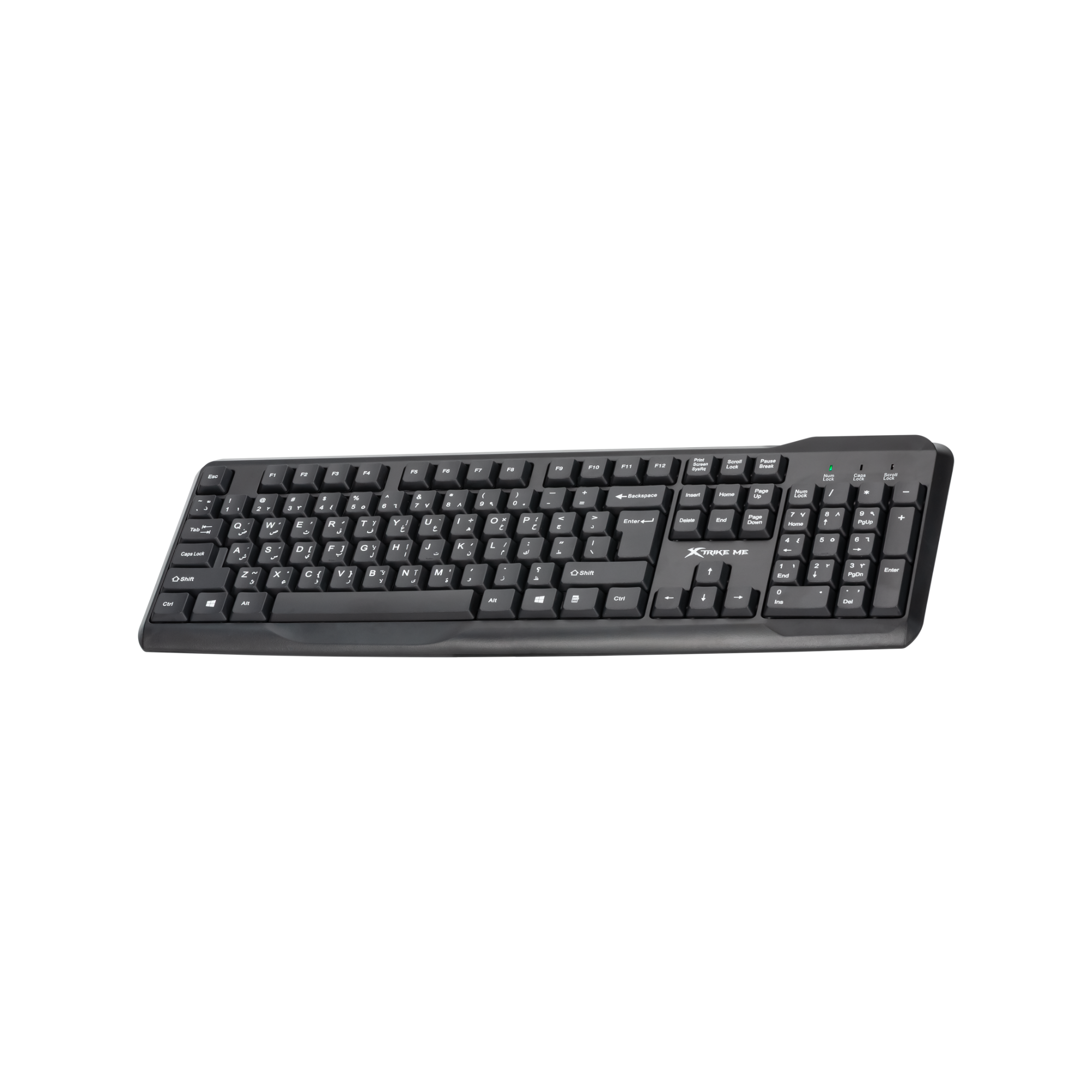 XTRIKE ME KB-229 AR wired keyboard with Arabic and English keys