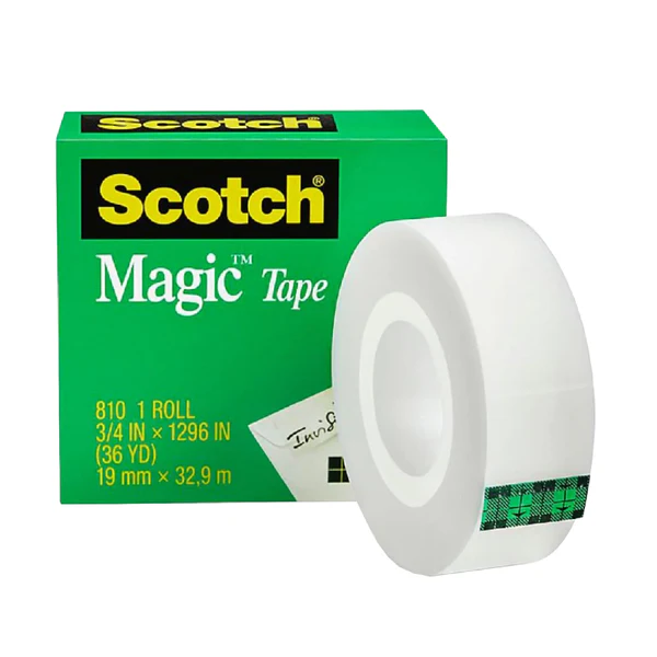 3M Scotch Magic Tape 19MM3/4INX36YD 810