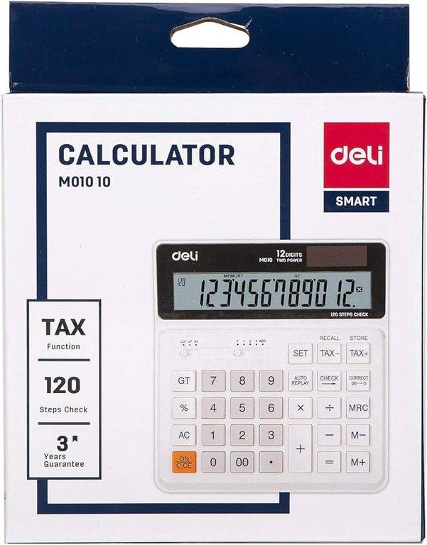 Deli Desktop CALCULATOR-PLSTIC-12 Dgts DL-WM01010